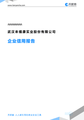 武汉来福康实业股份(企业信用报告)- 天眼查